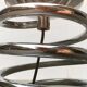 Floor lamp with spiral bulb from the German space age mid-century by Ingo Maurer for M-Design, 1960s.