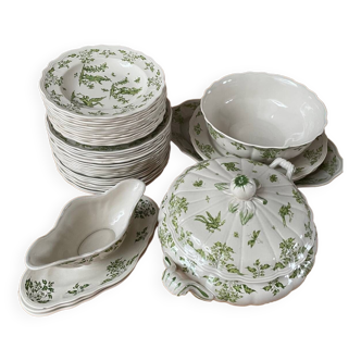 Salins earthenware - 40 pieces