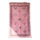 Moroccan pink sabra rug 100x150 cm – handwoven cactus silk wall hanging