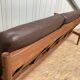 Grete Jalk for France & Son Teak Leather Sofa
