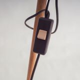 Teak floor lamp with 2 lampshades by Domus