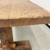 Monastery farm table in oak 1900