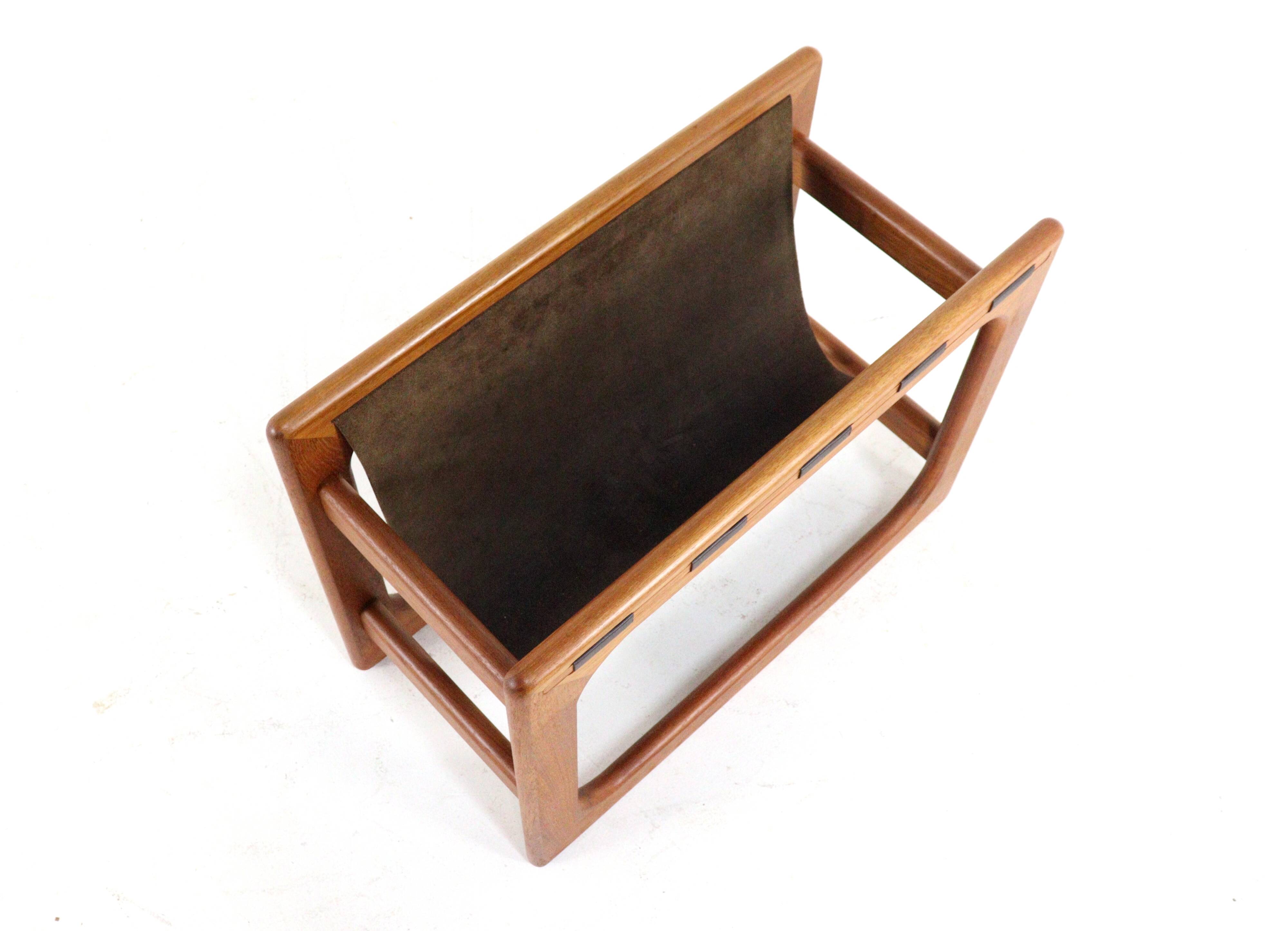 Salin mobler magazine holder - danish design teak