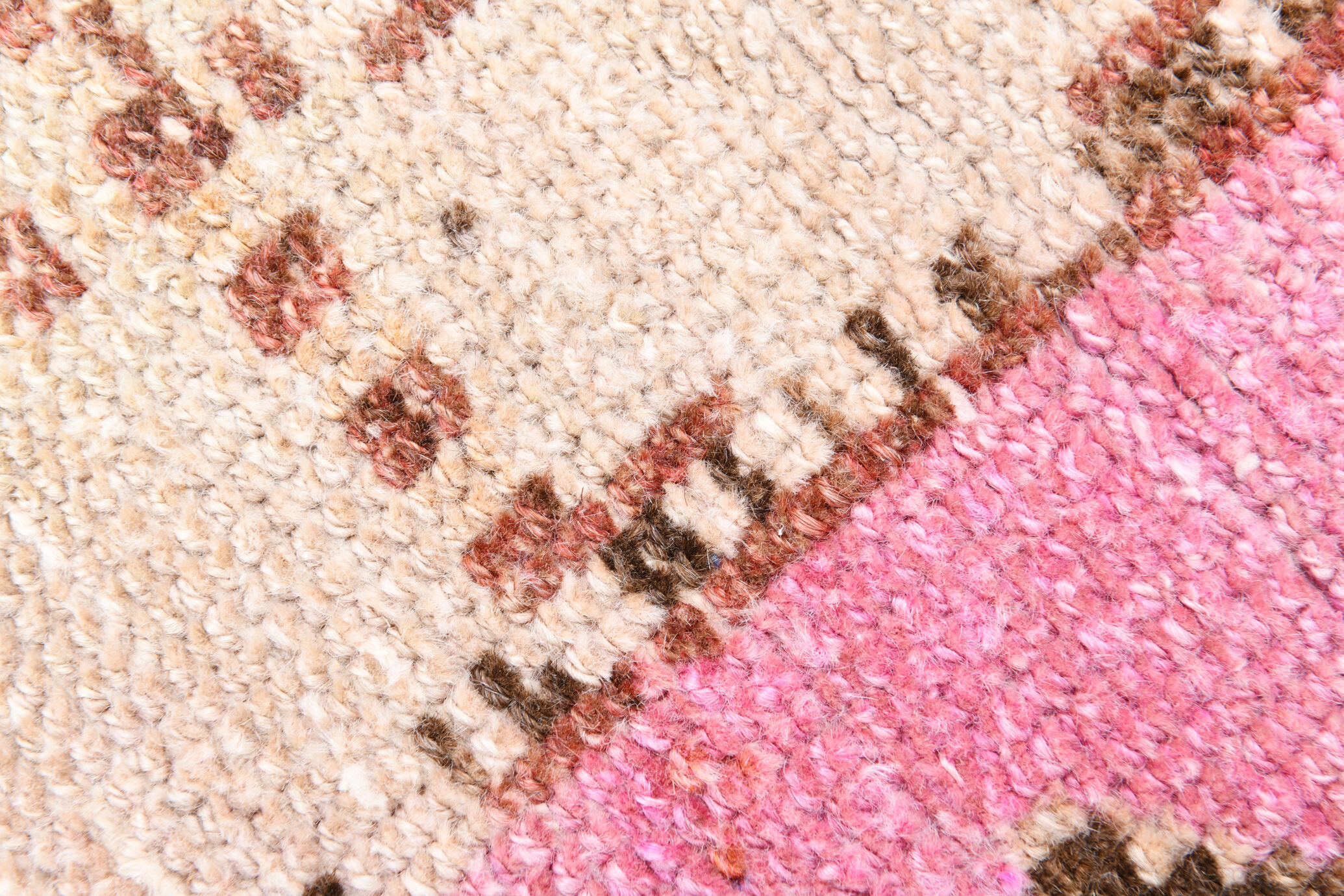 3x10 neutral geometric vintage runner rug, 296x73cm