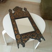 Miroir vintage années 80 de style mauresque peint à la main