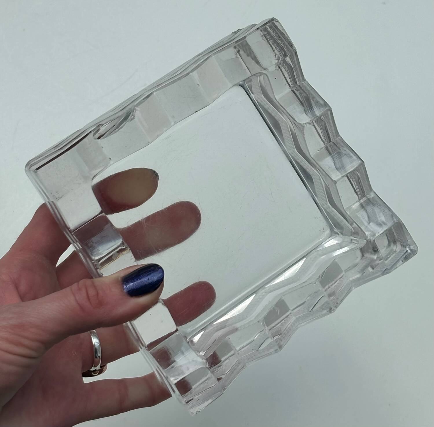 Lalique two ashtrays
