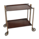 Table-desserte pliante textable vintage