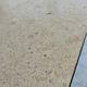 Italian design postmodern desk in metal and vintage 80s travertine top
