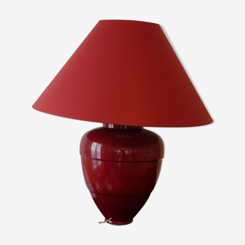 Roche Bobois red table lamp