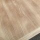 Extendable dining table in solid elm, Maison Regain brutalist 70s.