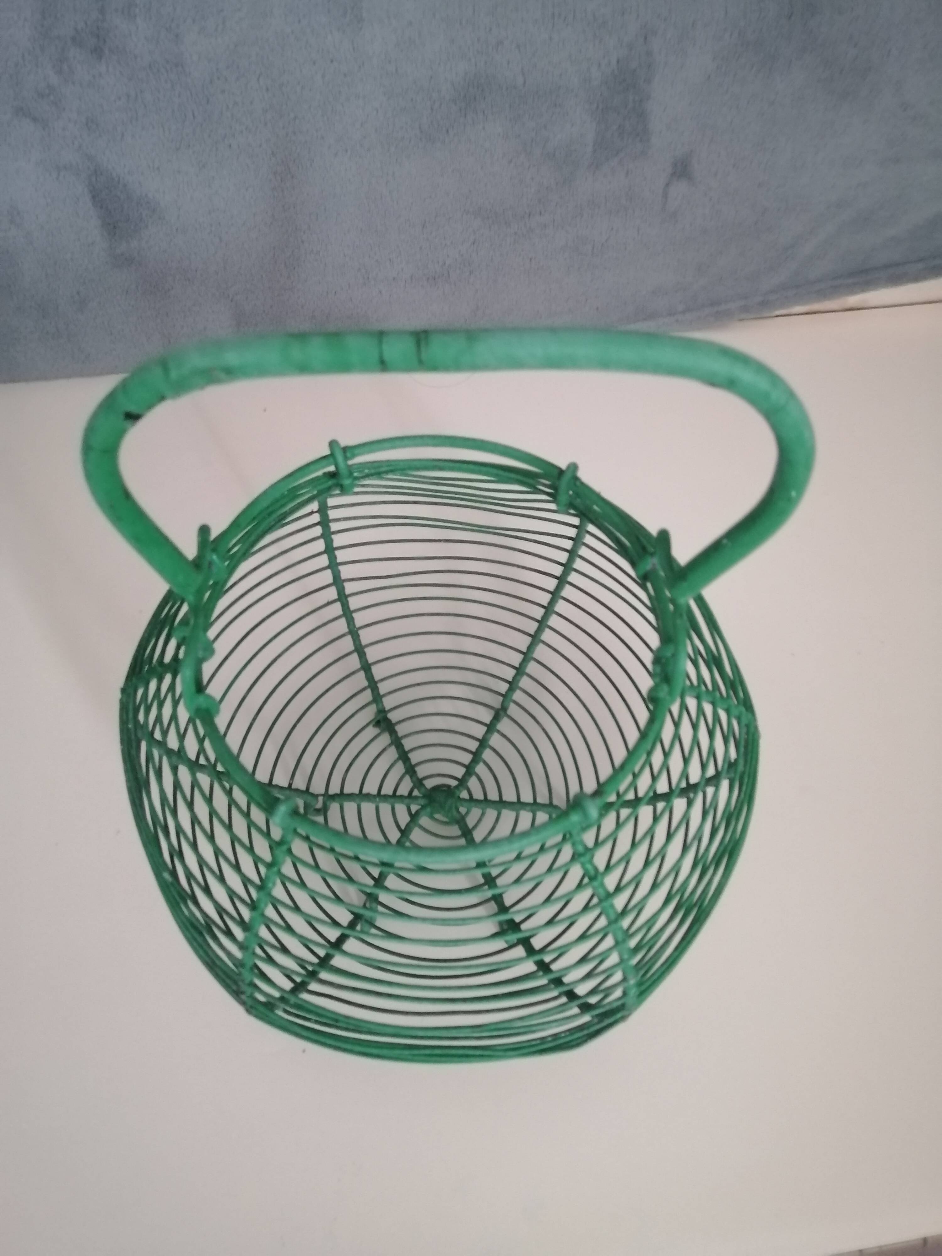 Panier a salade vintage en metal