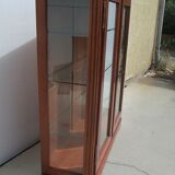 Louis Philippe library showcase in cherry