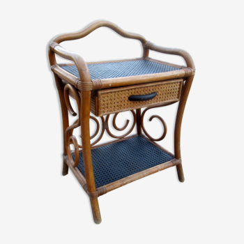 Piece of furniture in bamboo and rattan