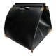 Leather and Brass Dimensionefuoco Firewood Sack by Afra & Tobia Scarpa, Italy, 1980s