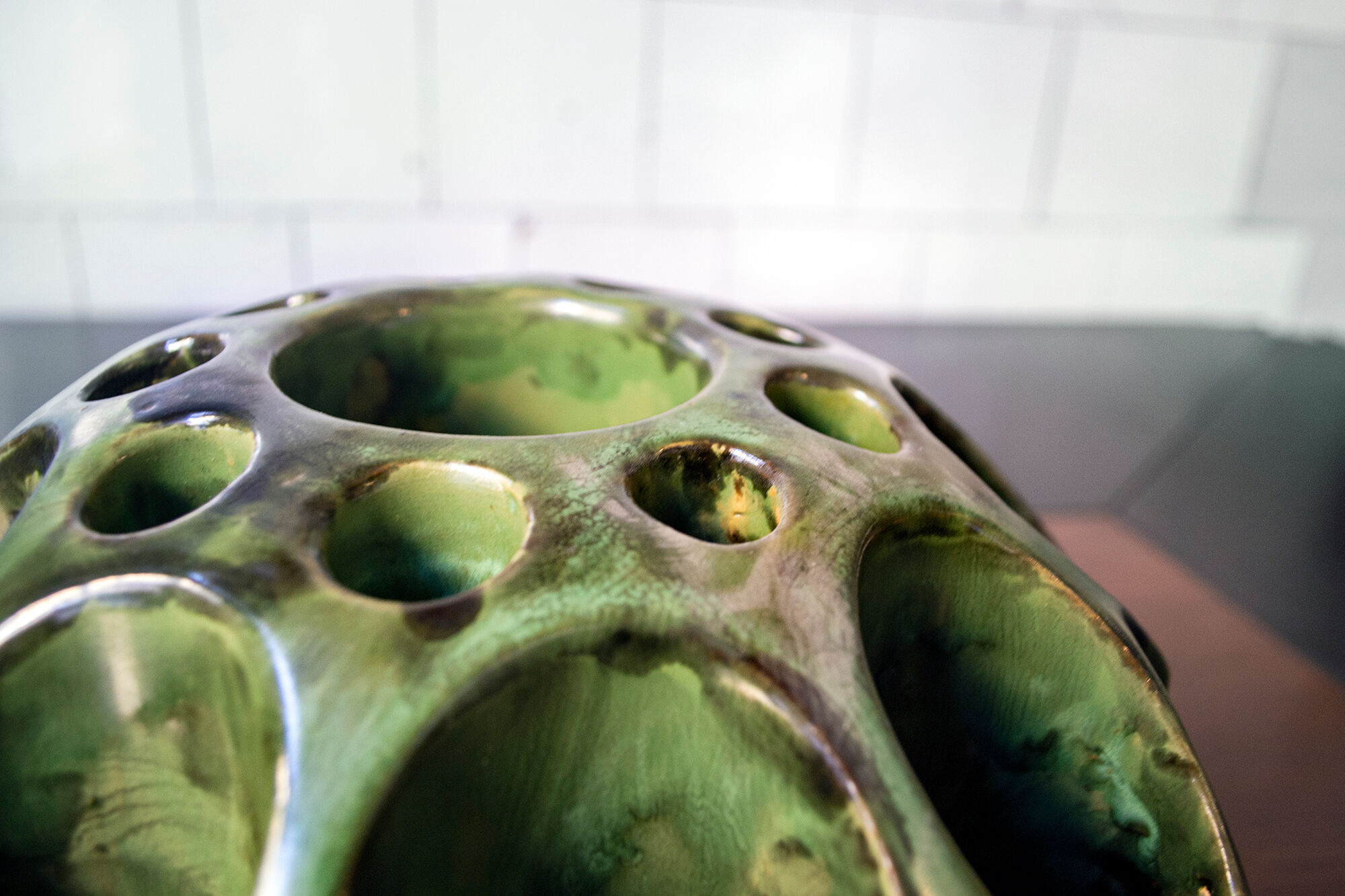 Ceramic vase-sculpture by Vladimir Pecic Zagreb Year 1973