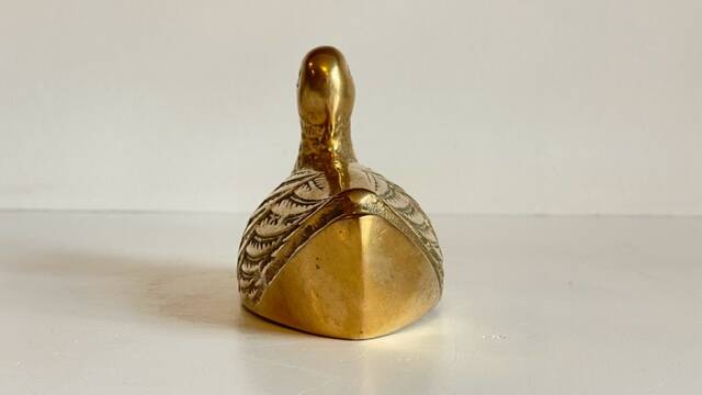 Canard en laiton vintage