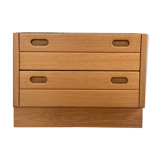 Vintage solid oak chest of drawers