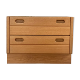 Commode vintage en chêne massif