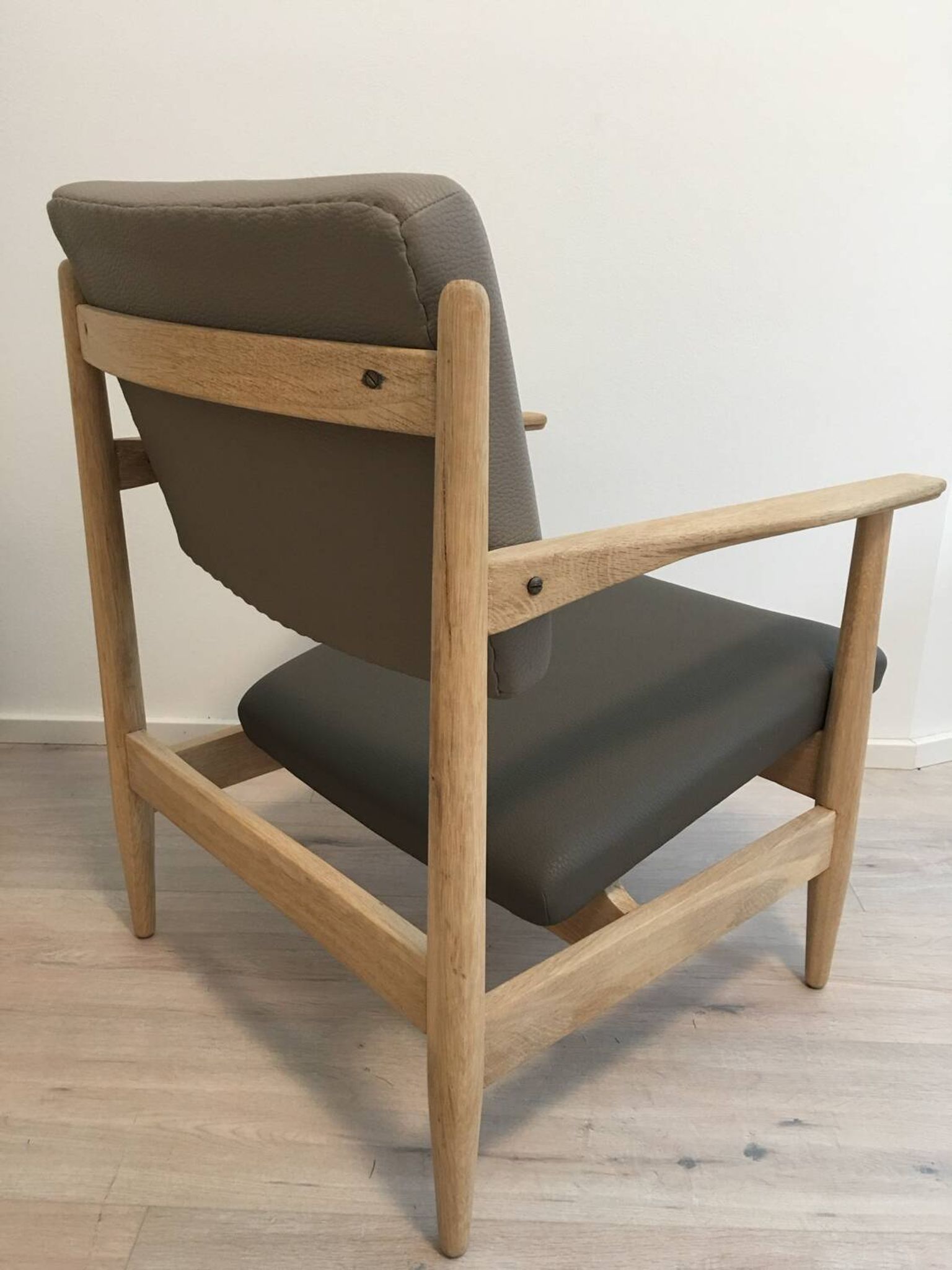 Vintage lounge chair from Czechoslovakia from the 1960s.