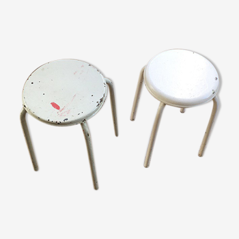 Duo workshop metal stools