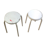 Duo workshop metal stools
