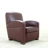 Tabarin Chair leather from Poltrona Frau, Italy, 1989