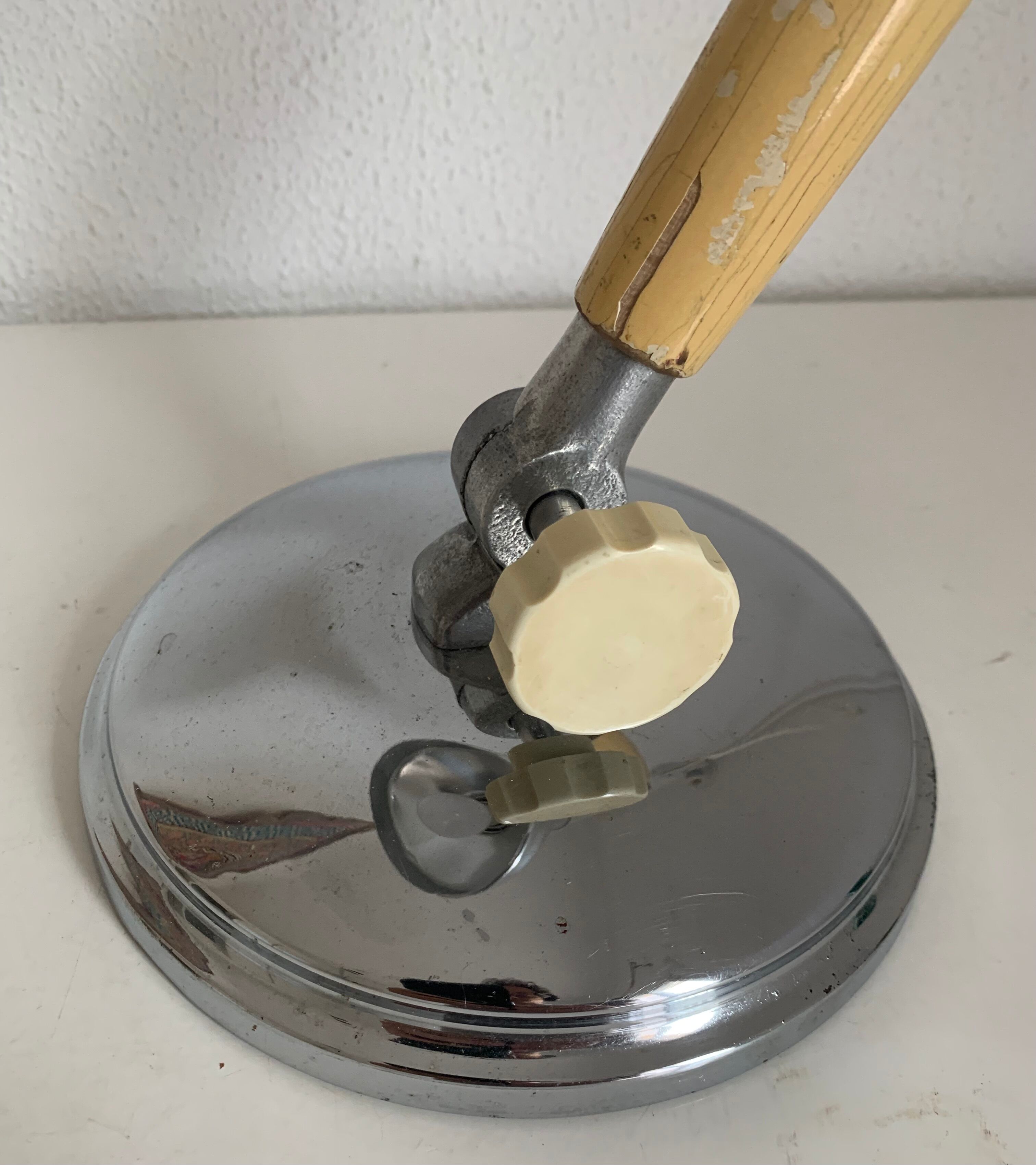 Vintage 1950 industrial table lamp Kurt Rosenthal - 43 cm