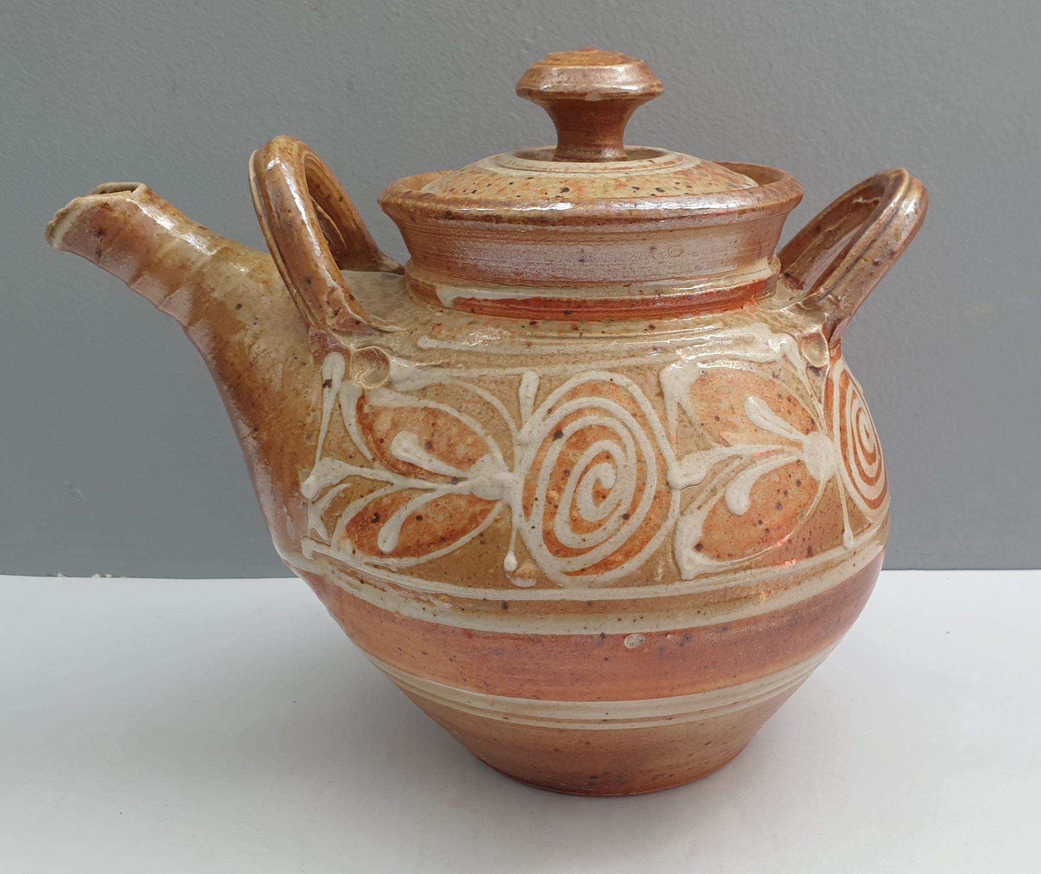 Teapot in stoneware from La Borne signed Bottani Dechaud
