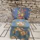 Fauteuil coktail en tissu fleuri, 1960
