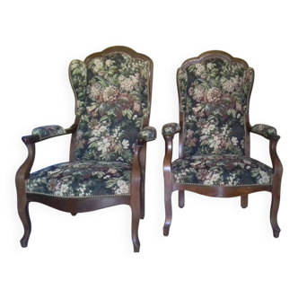 Deux fauteuils Voltaire