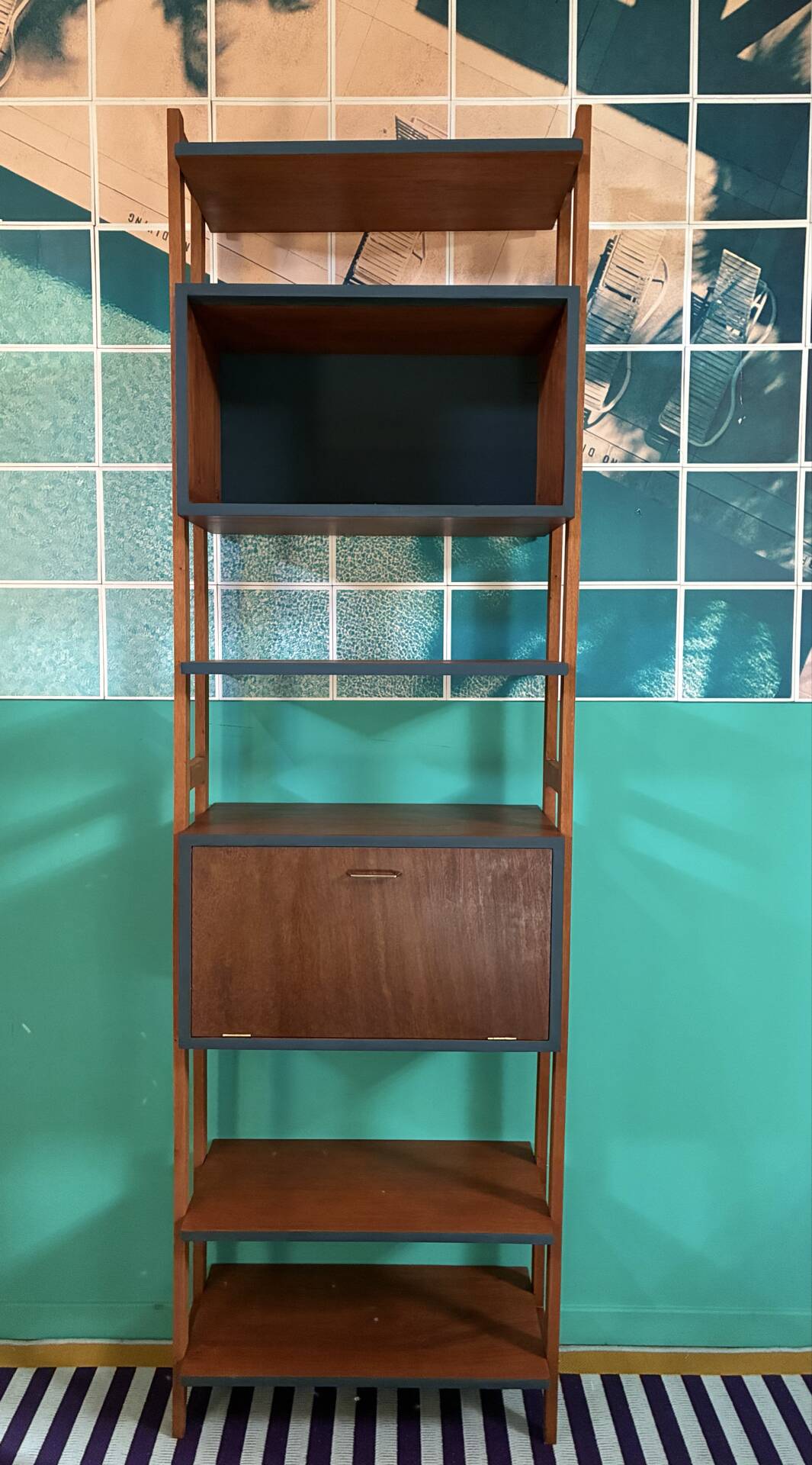 Bibliothèque Vintage Scandinave