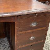 Flat mahogany desk early 20th century