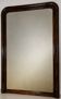 Grand miroir mural en bois mouluré