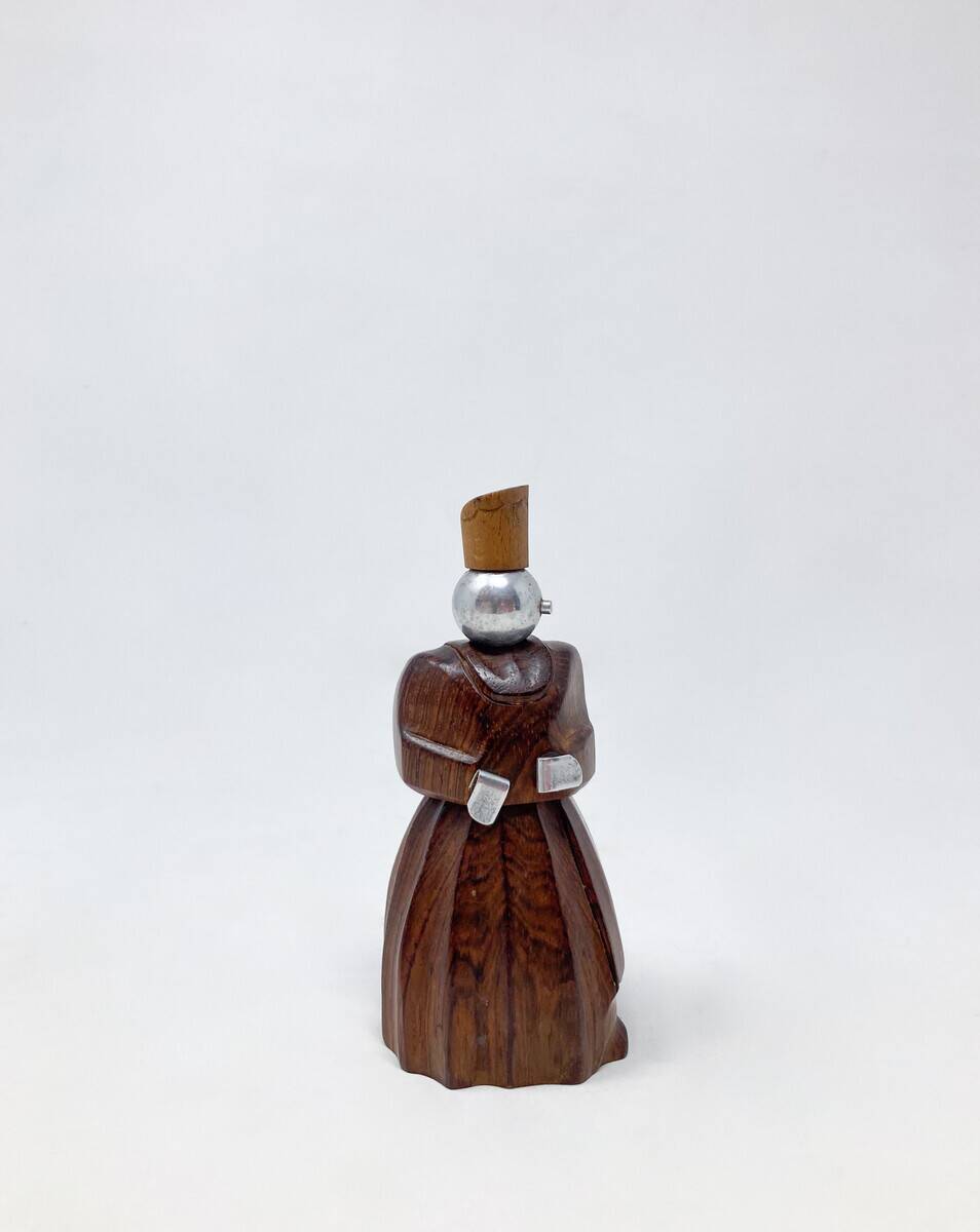 Moulin à poivre en bois par Peugeot, 1930s