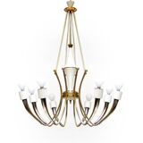 1950s Italian Spider Chandelier By Oscar Torlasco