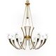 1950s Italian Spider Chandelier By Oscar Torlasco