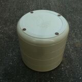 Multiplor 900 white, vintage storage box, office organizer, Rino Pirovano, Rexite