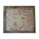 School agriculture map and wines of France-framed