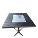 Reimagined coffee table with a Sablé mirror.