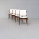 4 60s teak dining chairs for Mahjongg Holland