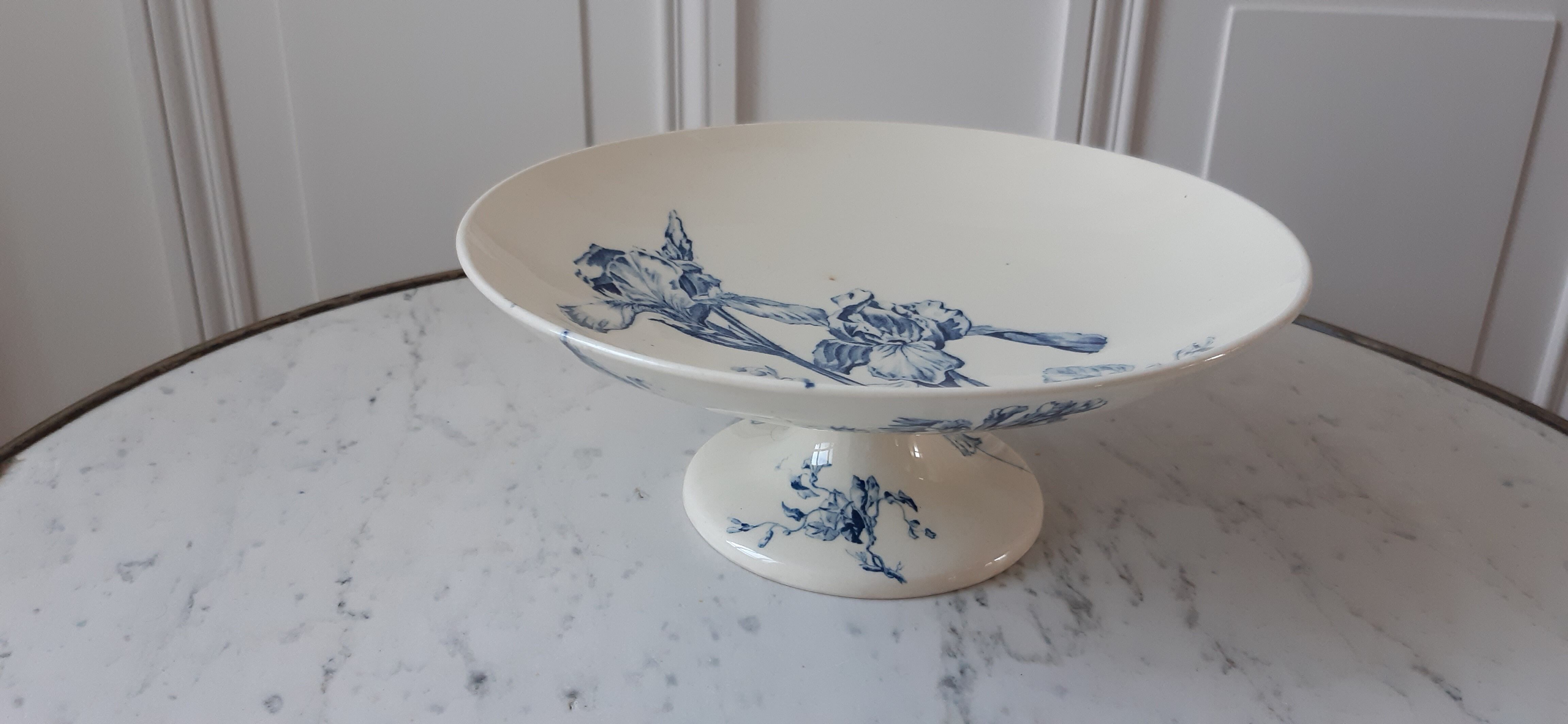 Compotier Terre de Fer SG model Fleurus XIXth