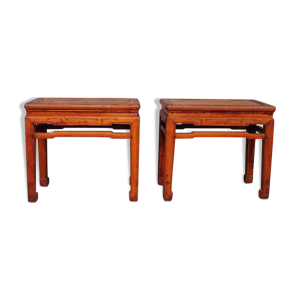 Paire de tabouret chinois régional