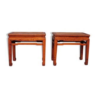 Pair of Chinese regional time stool XIX