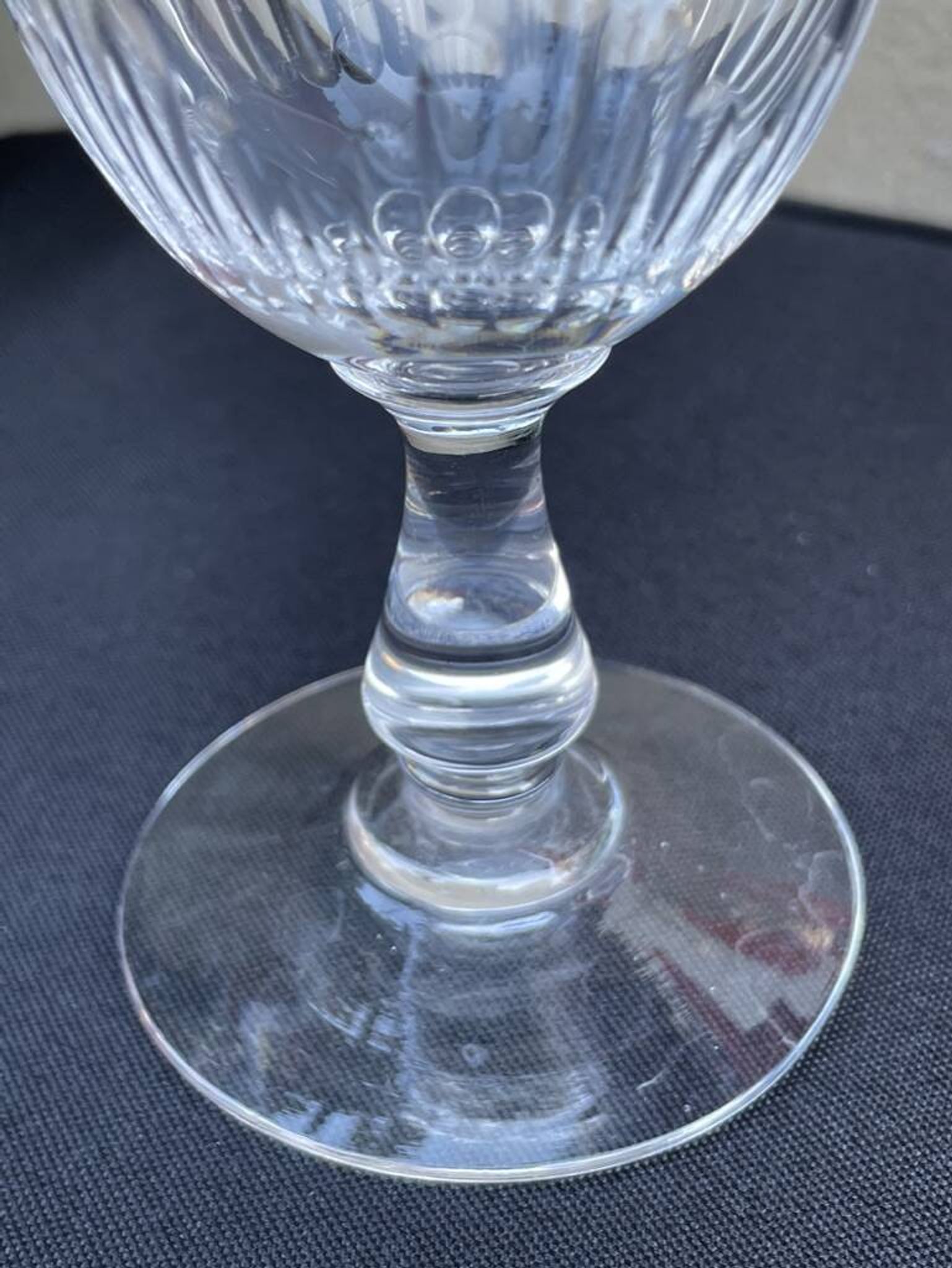 6 verres à porto baccarat – art nouveau