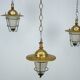 Set of three Mid-Century lanterns. Italy 1960s