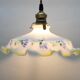 Art Deco Ceiling Lamp, Scailmont Belgium Glass Shade, 1930s