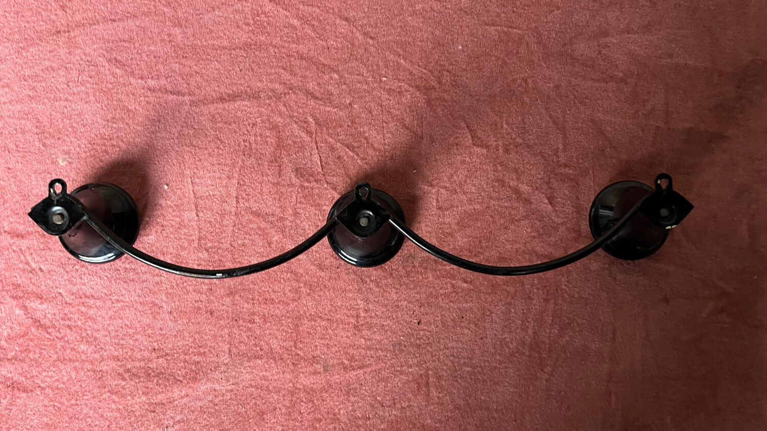 Hook 3 balls vintage copper