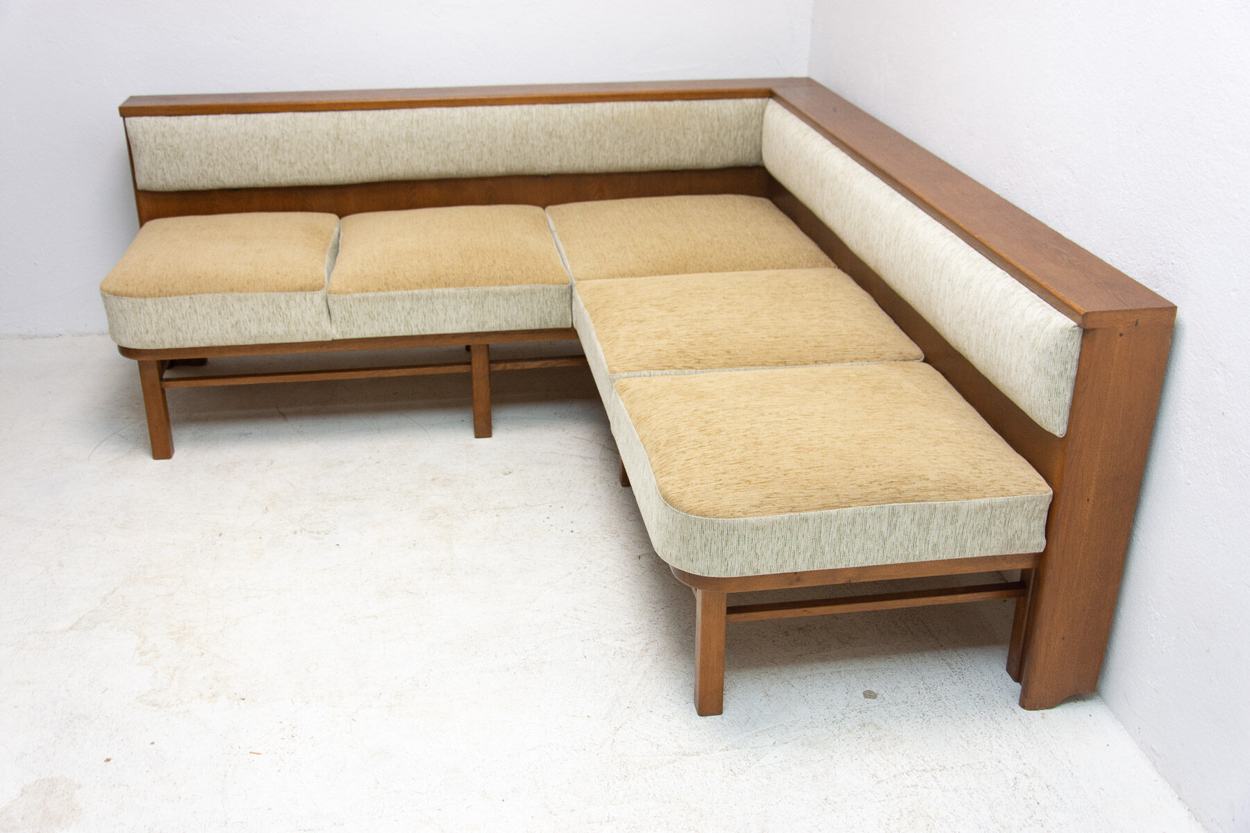 Functionalist dining room corner sofa, Czechoslovakia, 1930´s