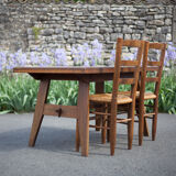 Rene gabriel table, 50s wood table, dining table, kitchen, veranda