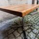 Table en noyer lamellé collé des années 60